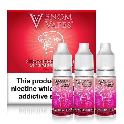 Venom Vapes 50/50 10ML Shortfill (Pack of 10) - Vaperdeals